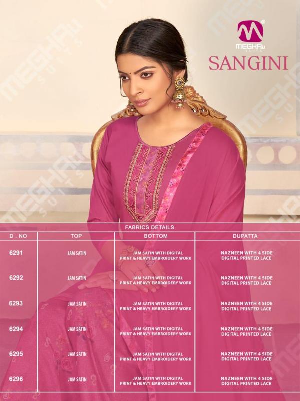 Meghali Sangini Designer Satin Ethnic Wear Salwar 